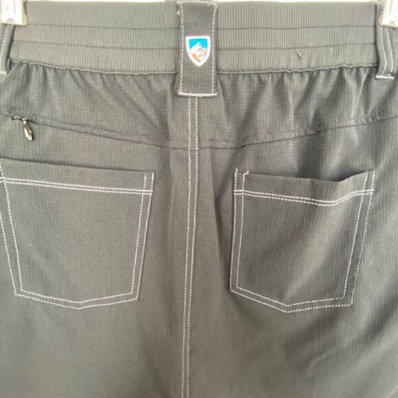 KUHL Strattus Stretch Mini Skort Skirt Black 6 - Picture 8 of 14
